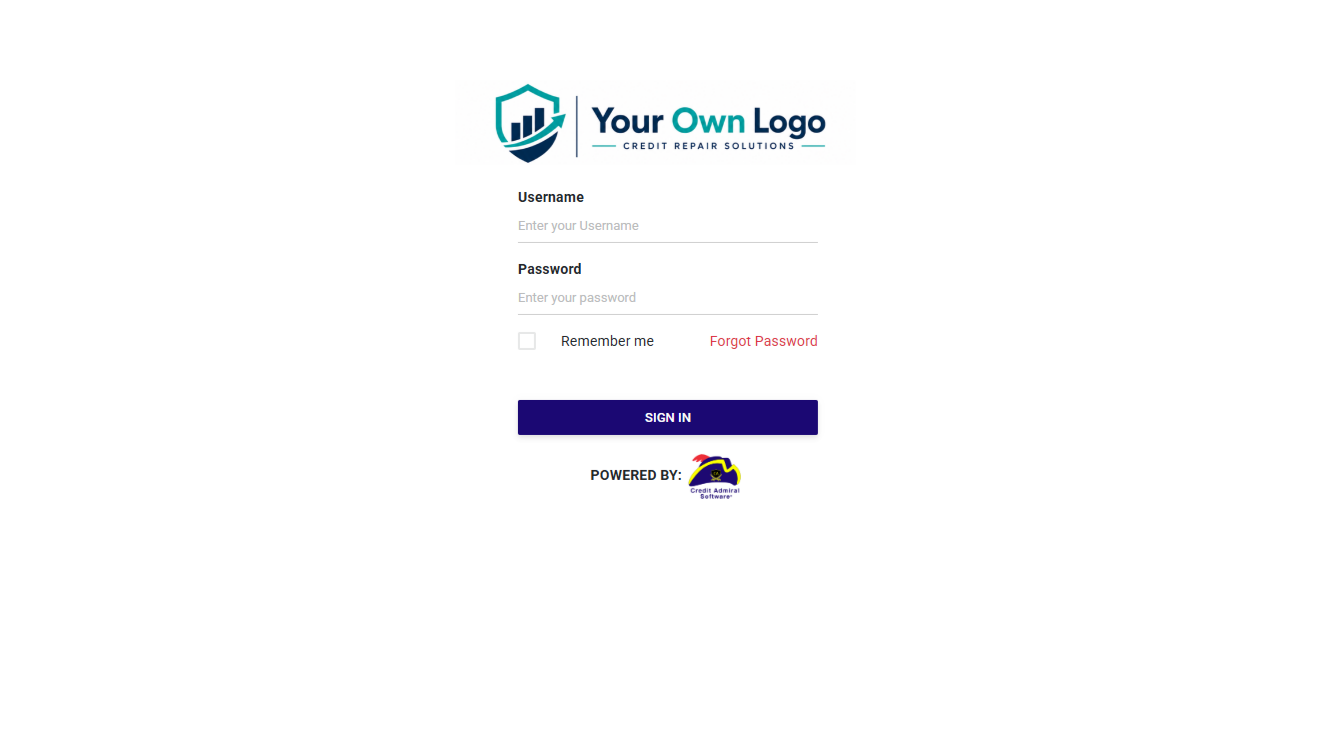 Client Portal Interface